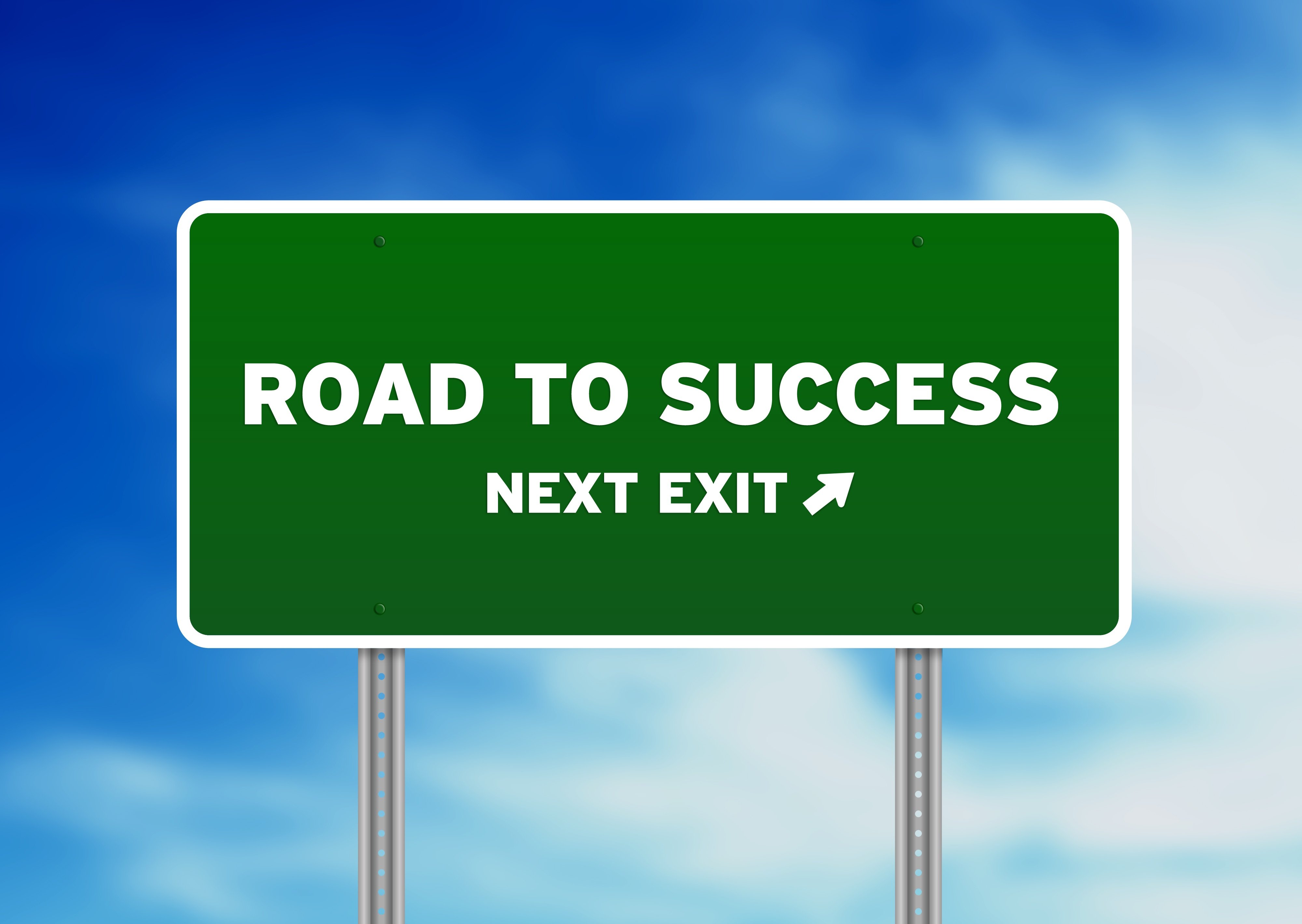 9836407_xxl road to success sign