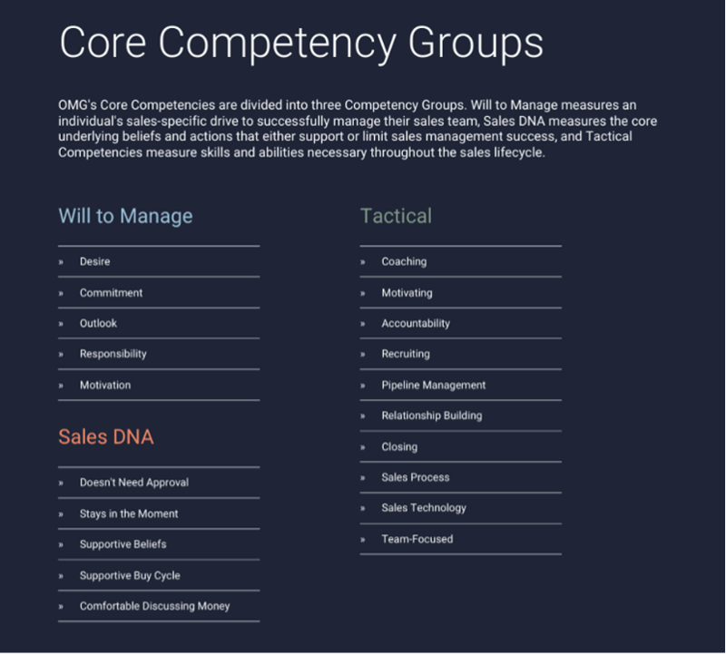 sales management evaluation