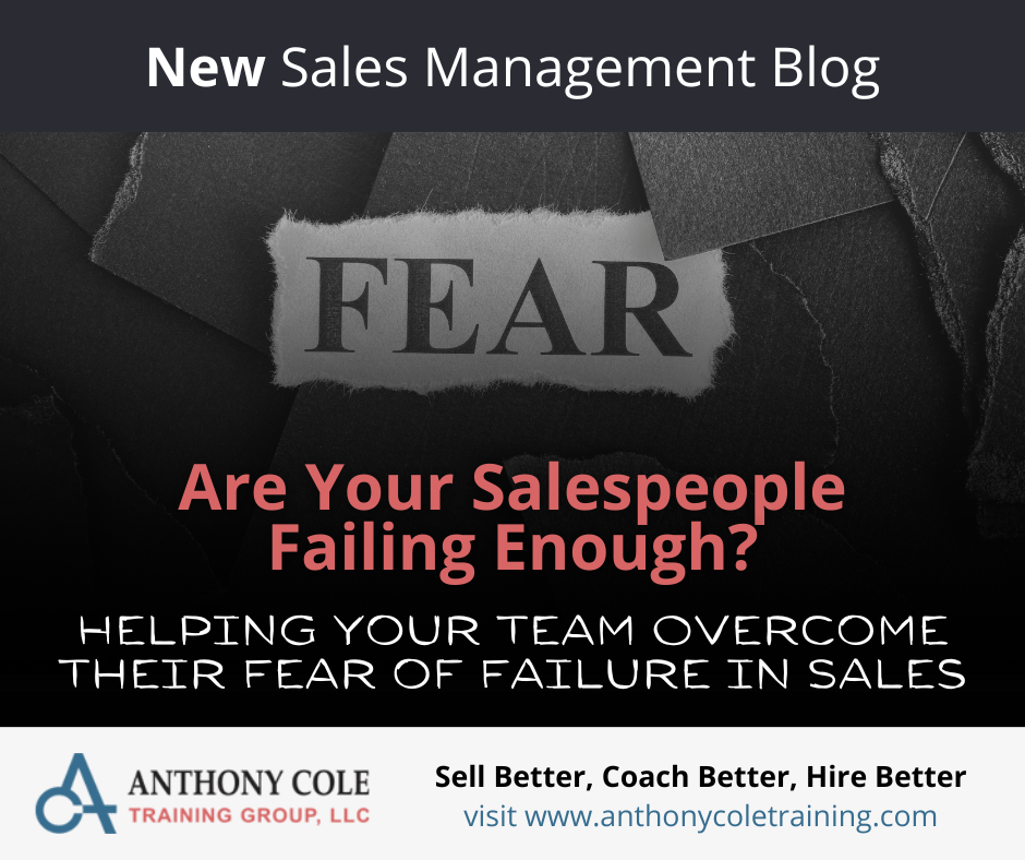Are Your Salespeople Failing Enough?