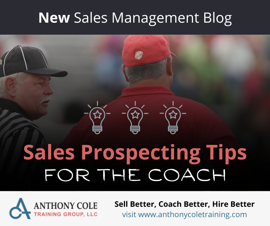 Sales Prospecting Tips for the Coach