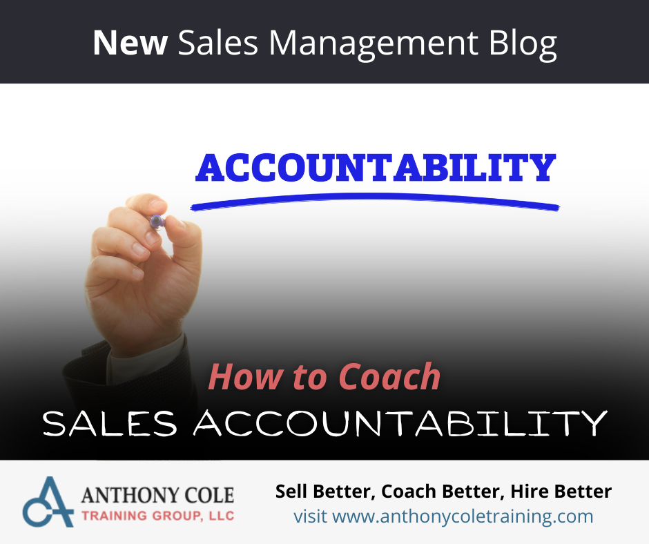 How to Coach Sales Accountability